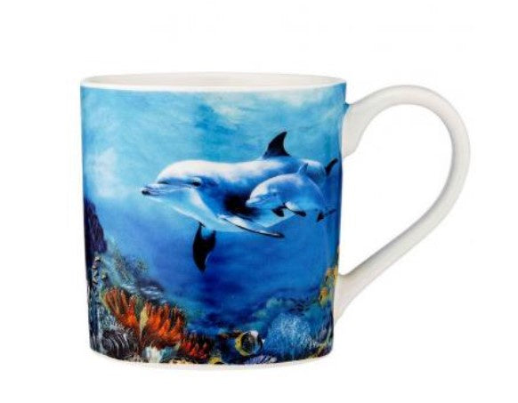 Ashdene Playful Dolphins Reef Exploring City Mug
