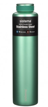 Sistema 600ml Stainless Steel Bottle