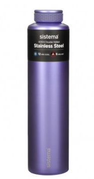 Sistema 600ml Stainless Steel Bottle