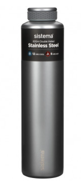 Sistema 600ml Stainless Steel Bottle