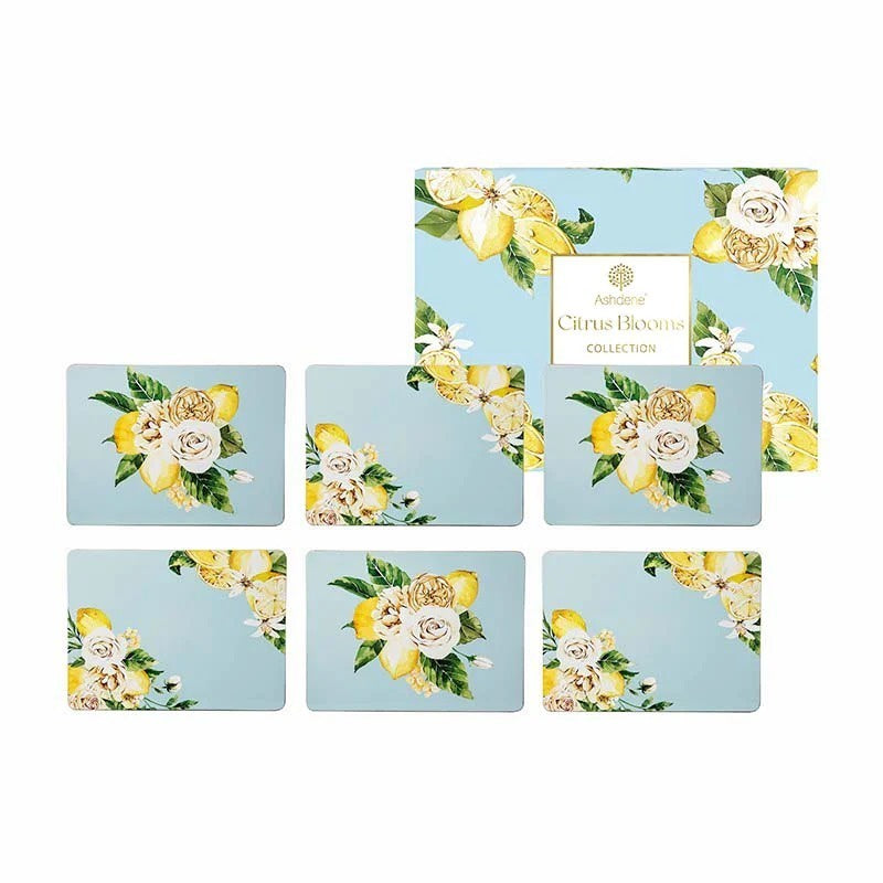 Ashdene Citrus Blooms Placemat 6 Pk