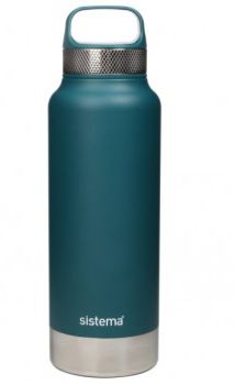 Sistema® 1L Stainless Steel Drink Bottle