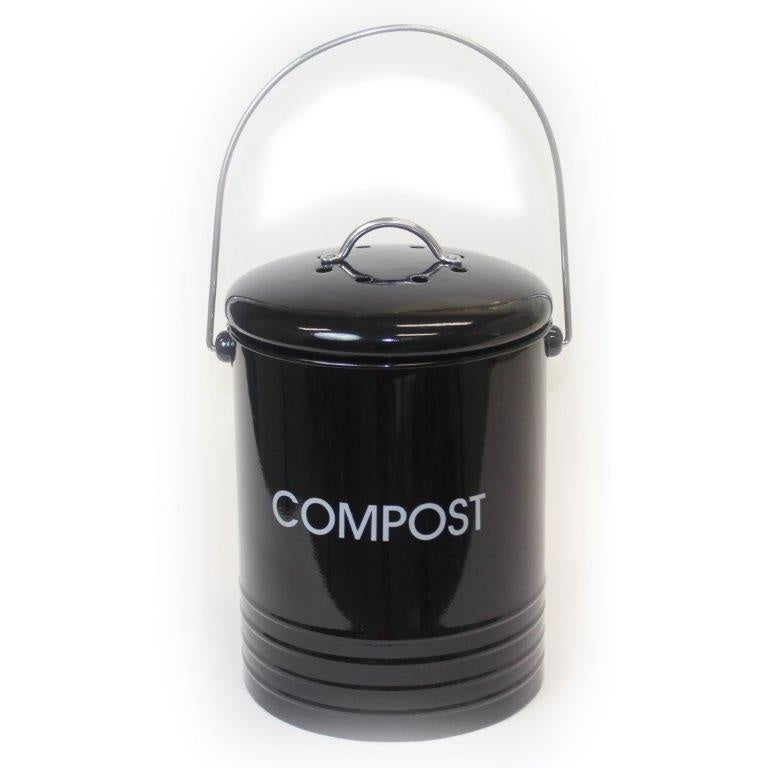 Kates Black Kitchen Composter (18 x 22cm)