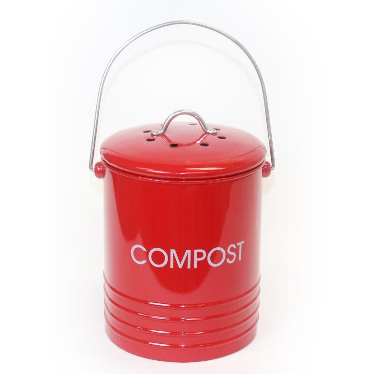 Composter, Red, Kate's Kitchen (17 x 21H cm)