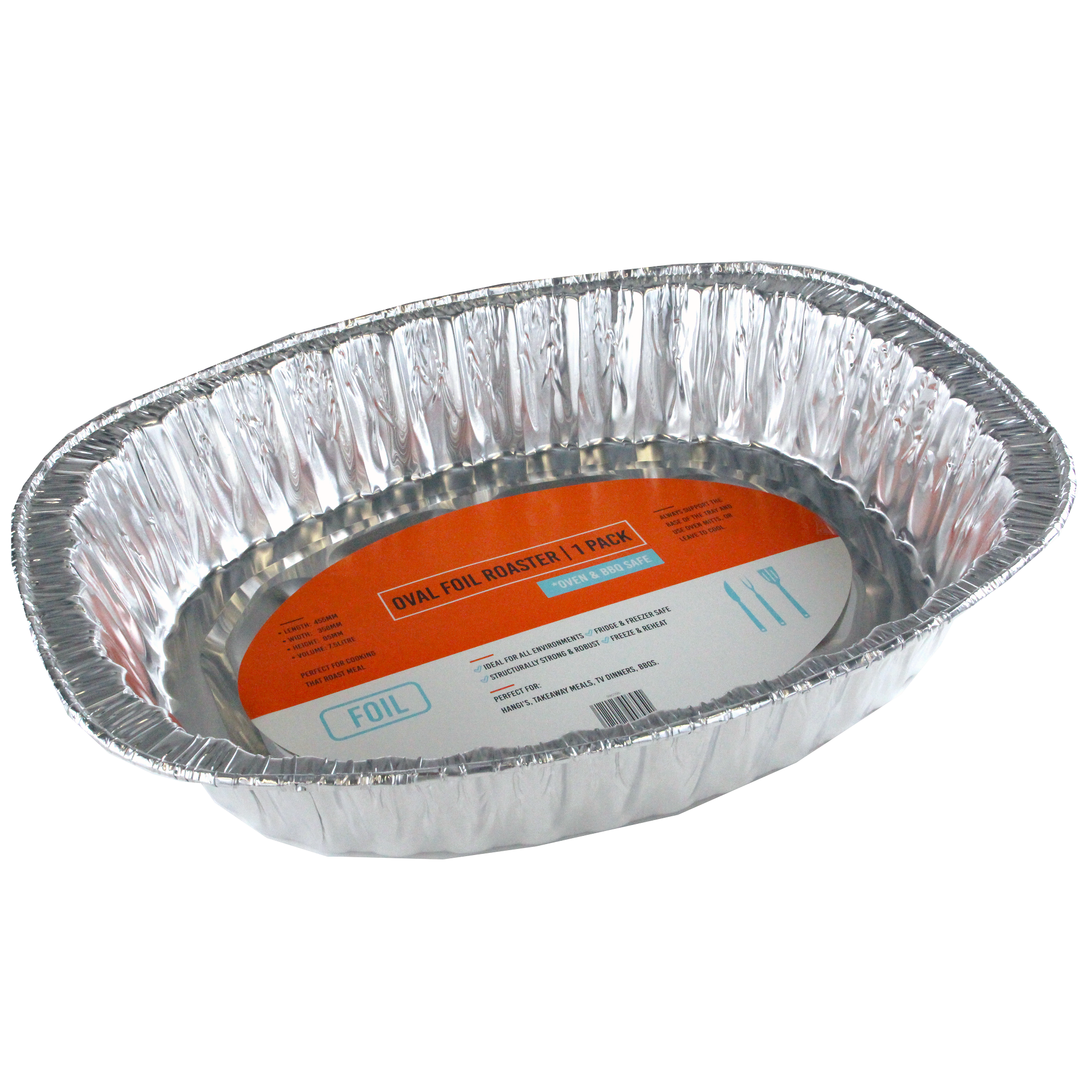 Foil Oval Roaster Large - In Srt