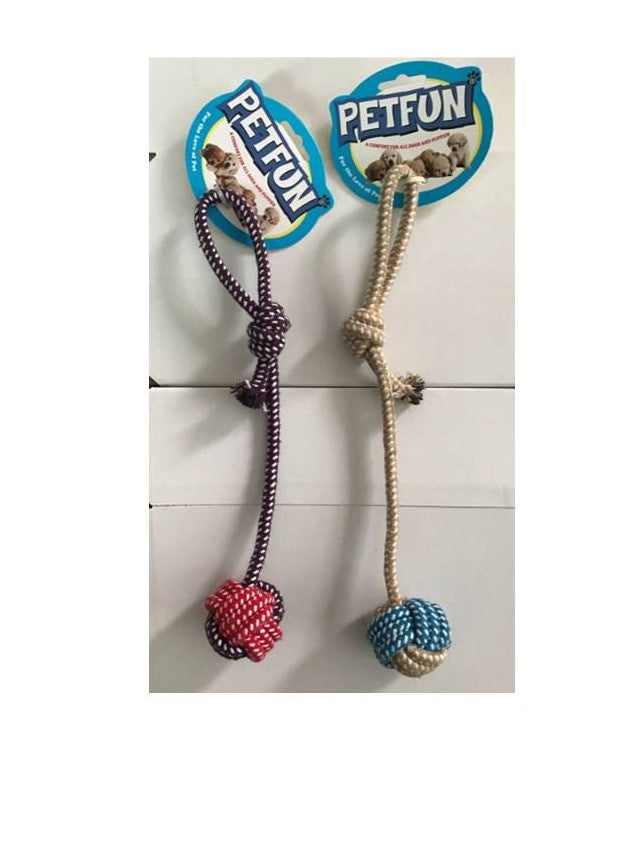 Dog Rope Toy Long Ball Knot