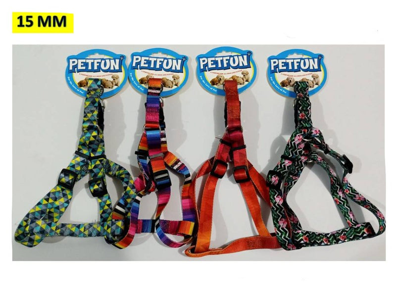 Pattern Dog Harness 15MM