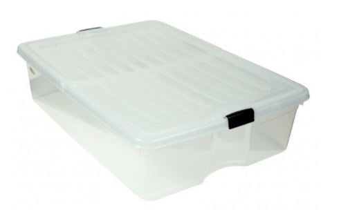 Underbed Storer, 60 Lit, Clear