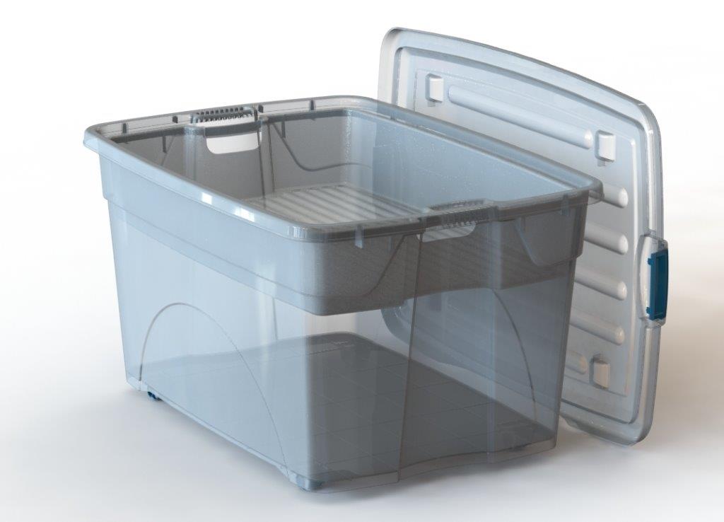 Taurus Storage Organiser Tote Insert for 60L – White