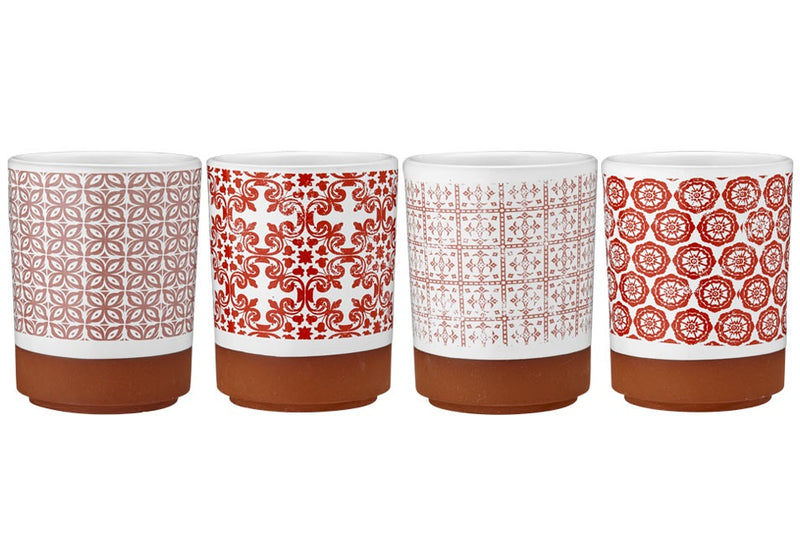 Tumbler, Burnt Orange Tapas, Assorted Designs