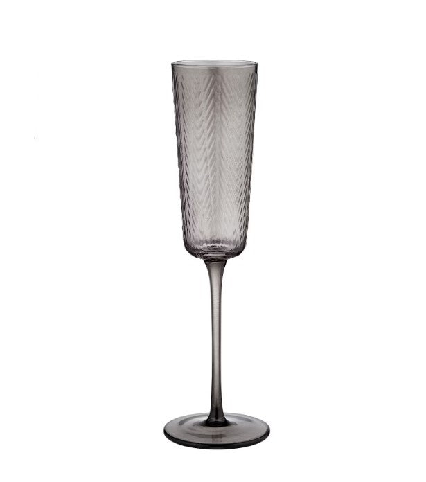 Artemis Charcoal Champagne Glass