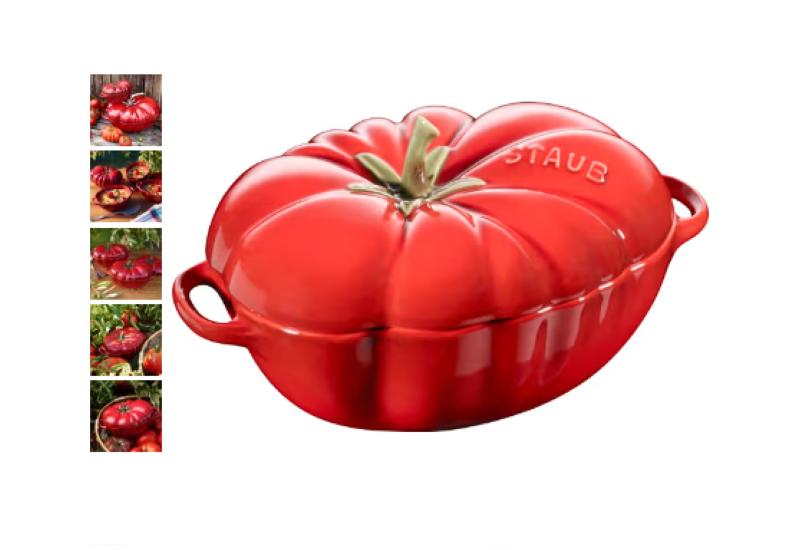 Ceramic Tomato Cocotte .5l