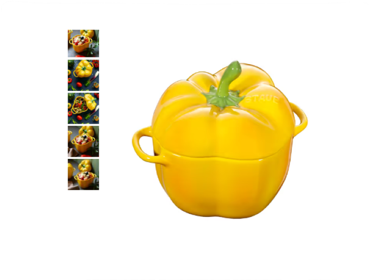 Ceramic Capsicum Cocotte .5l