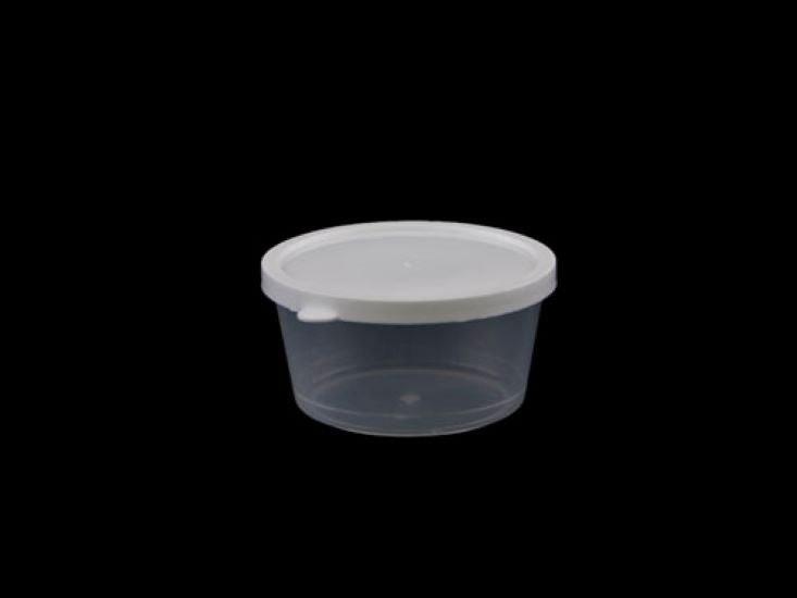 Pottle, 125ml, Food Grade With White Lid