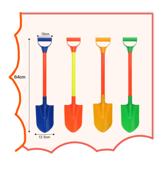 Shovel Kids Plastic 64 x 12.5cm
