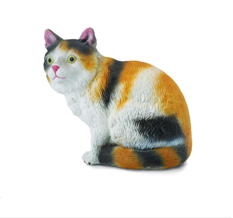 CollectA  3 Colour House Cat Sitting Small