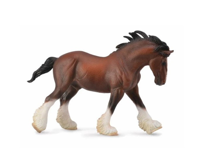 Clydesdale Stallion Bay Figurine XL