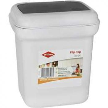 Willow™ Flip Top Tidy Bin 7L