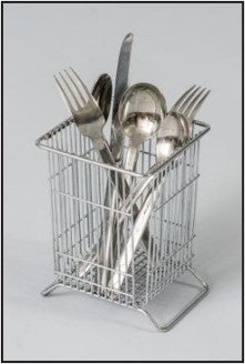 Chrome Cutlery Drainer