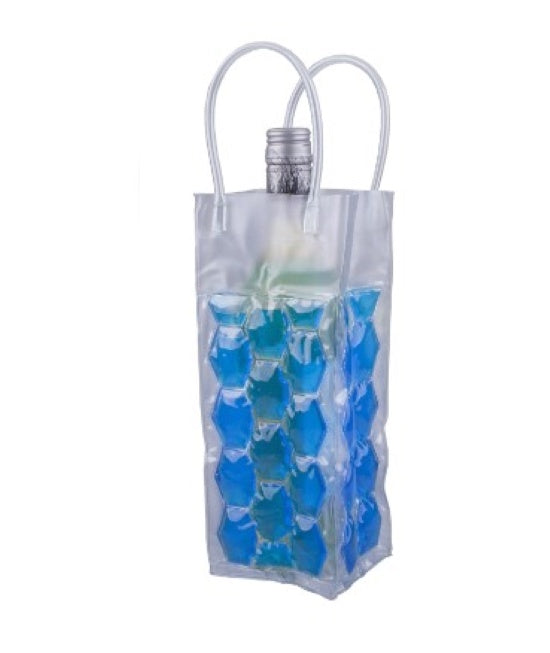 Wine Cooler Bag With Gel  Blue