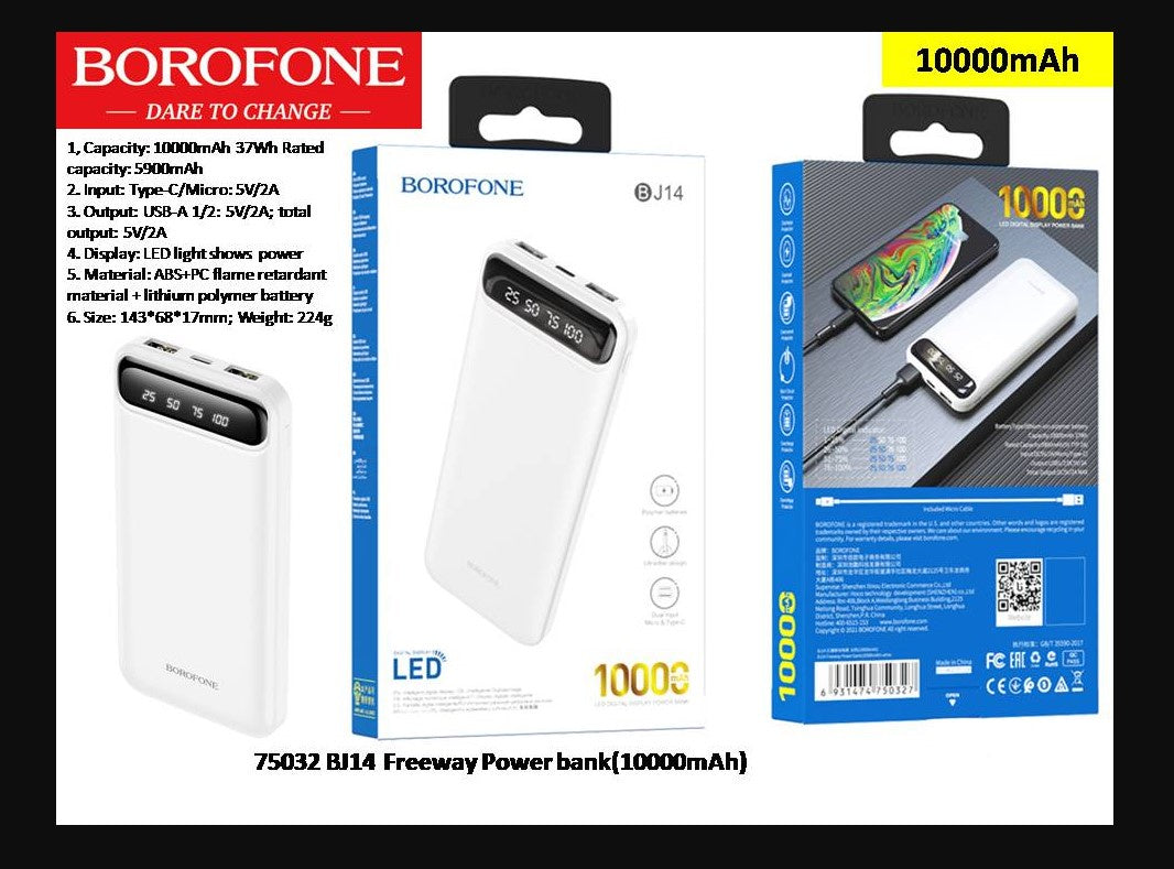 BJ14 Freeway Power bank(10000mAh)
