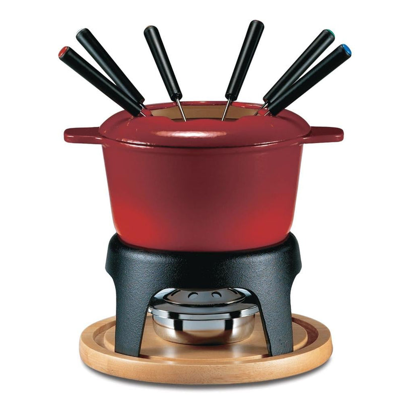 Sierra 11p Fondue Set CherryRed