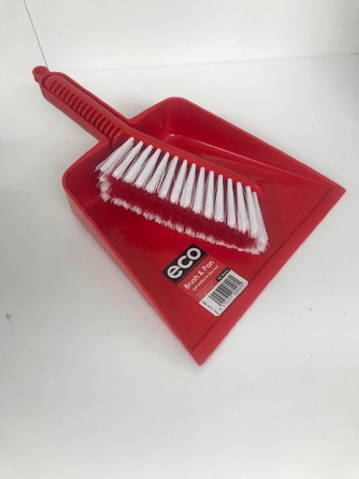 Brush & Pan Red