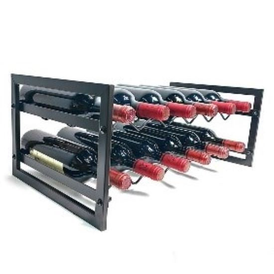 2 Tier 12 Bottle Wine Rack