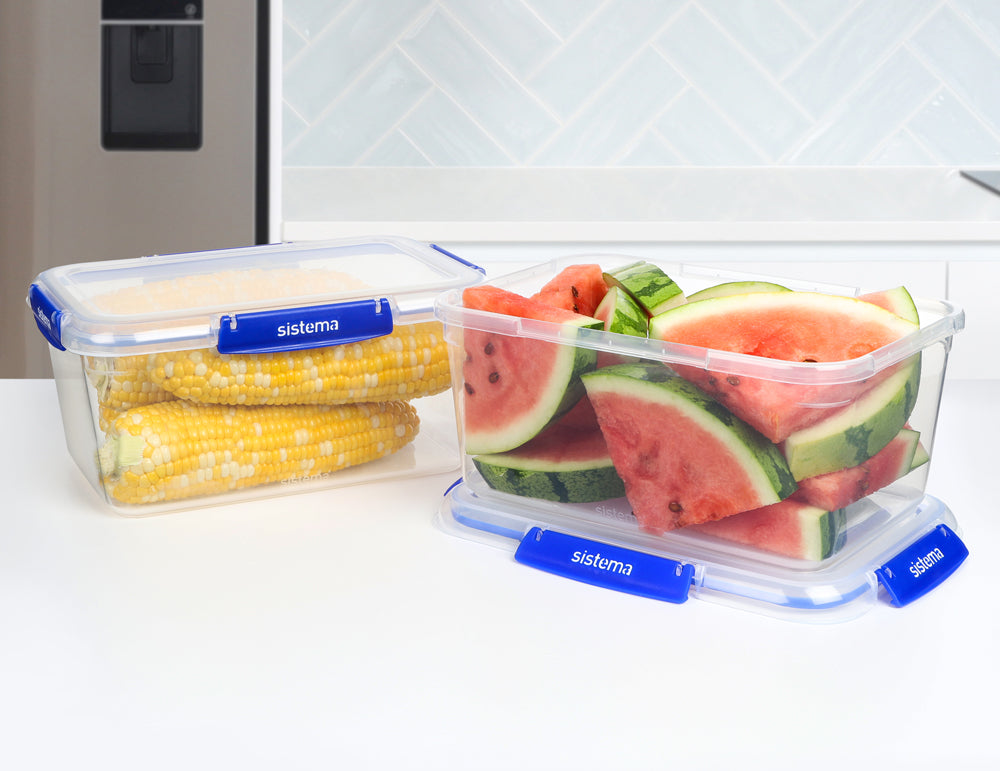Sistema® KLIP IT PLUS™ 3.35L Rectangle 2 Pack