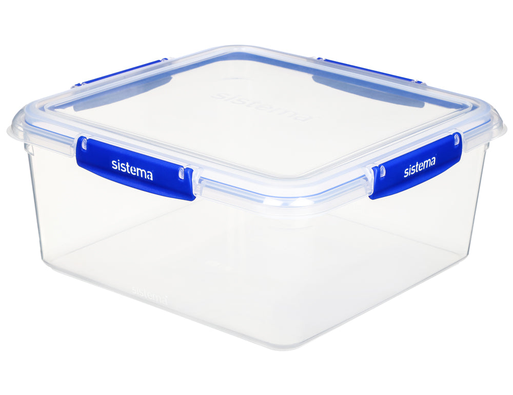 Sistema® KLIP IT PLUS™ 5.5L Square Food Storage Container