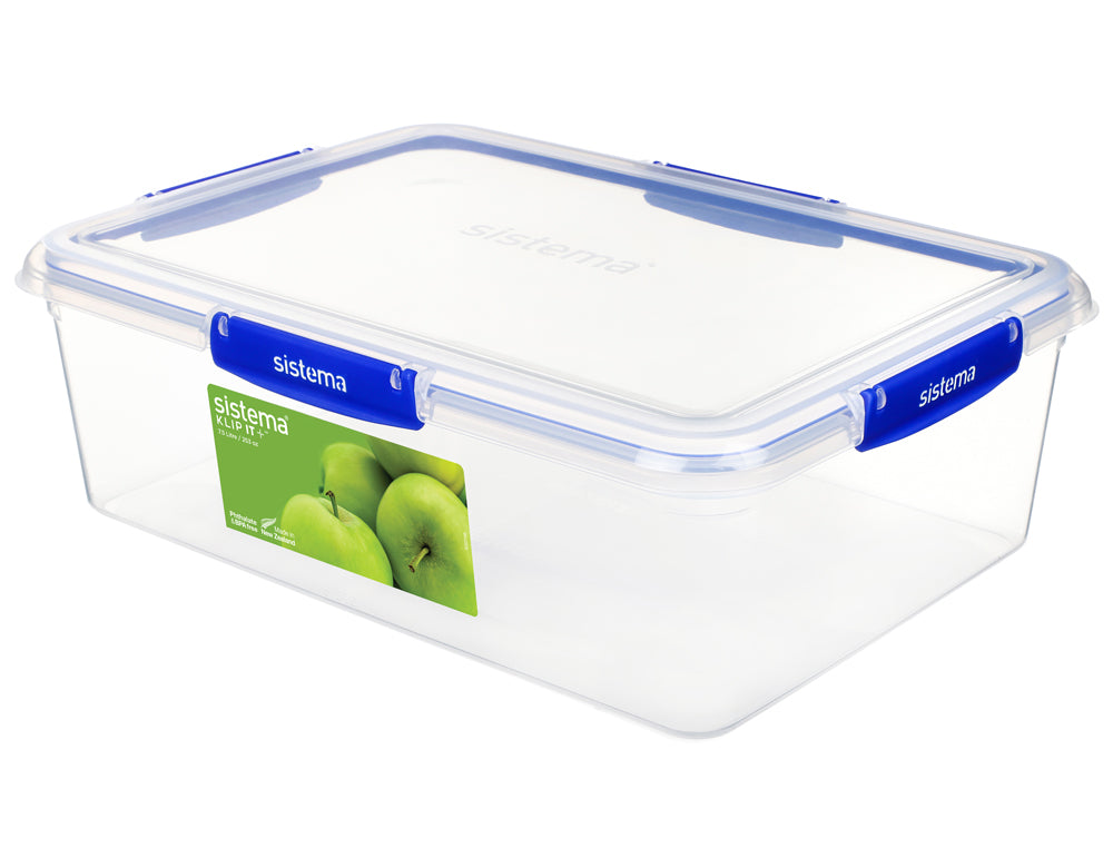 Sistema® KLIP IT PLUS™ 7.5L Rectangle Food Storage Container