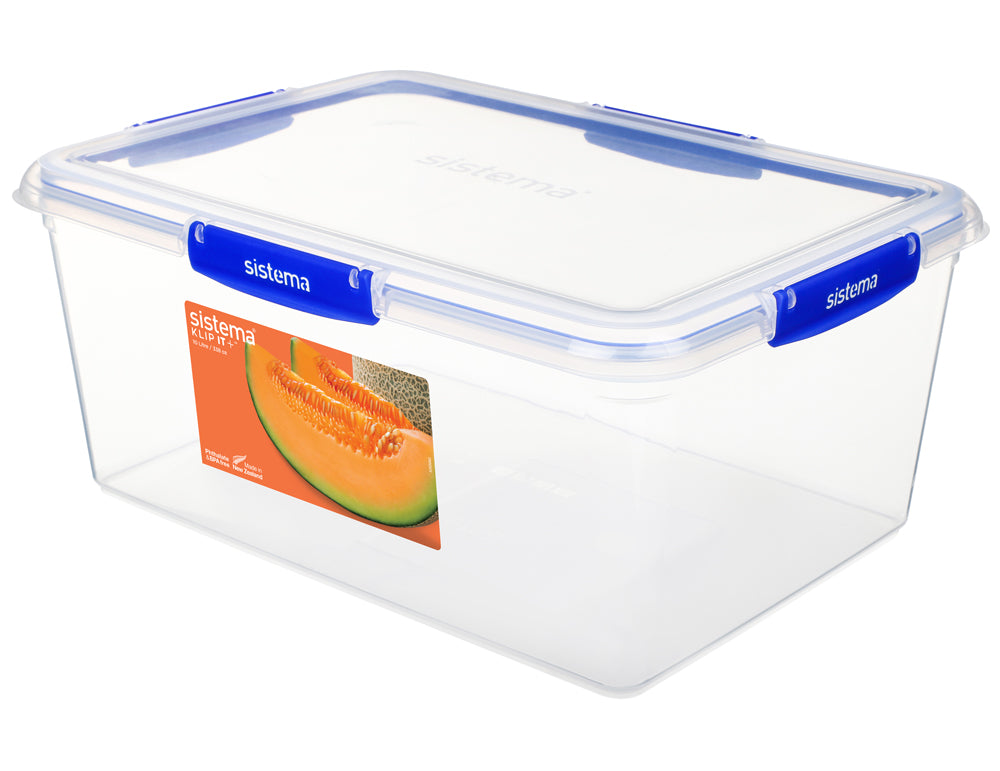 Sistema® KLIP IT PLUS™ 10L Rectangle Food Storage Container