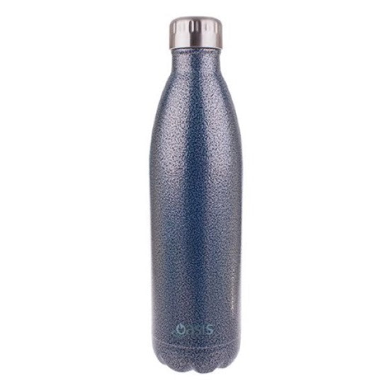 Oasis S/S Insulated Drink Bottle 500ml Hammertone Blue