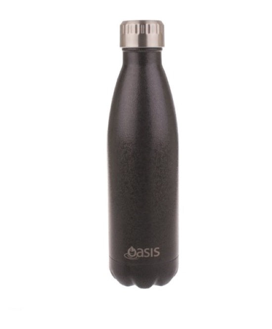 Oasis S/S Insulated Drink Bottle 500ml Hammertone Grey