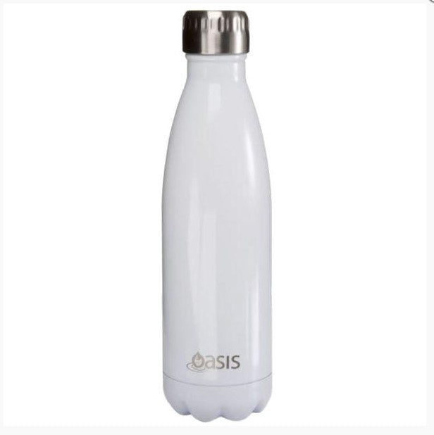 Oasis S/S Insulated Drink Bottle 750ml White