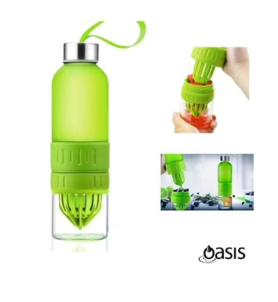 Oasis Twist 'n' Go Infusion Water Bottle 600ml Green – Payless