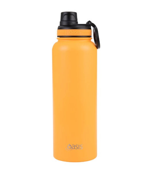 Insulated Challenger Bottle S/S W Screw Cap 1Lit Neon Orange