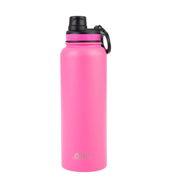 Insulated Challenger Bottle S/S W Screw Cap 1Lit Neon Pink