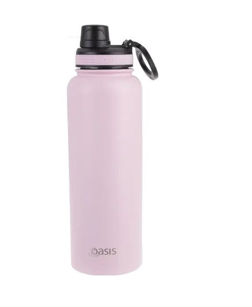 Insulated Challenger Bottle S/S W Screw Cap 1.1L Carnation