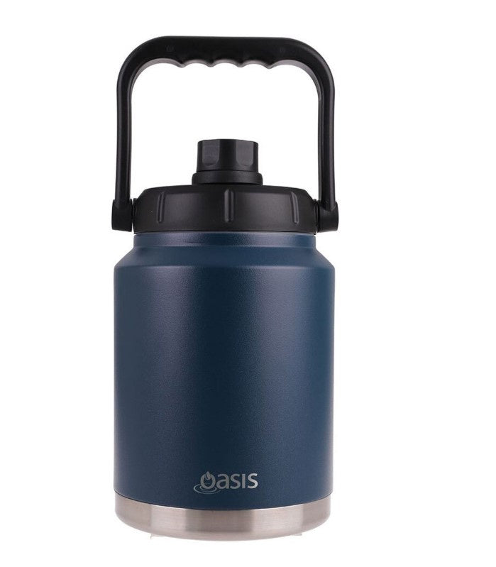 Oasis S/S Insulated Jug W/Carry Handle 2.1L Navy