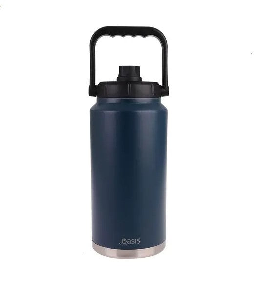 Oasis S/S Insulated Jug W/Carry Handle 3.8L Navy