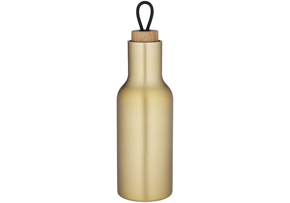 Tempa Brushed Gold Large Drink Bottle