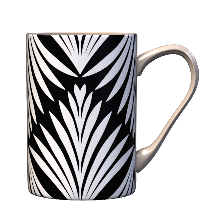 Kates Black and White Mug 3 Assorted
