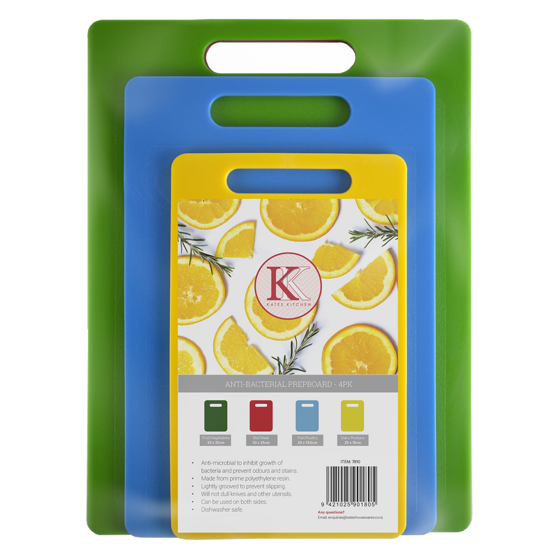 Kates Cutting Boards Coloured Set 4