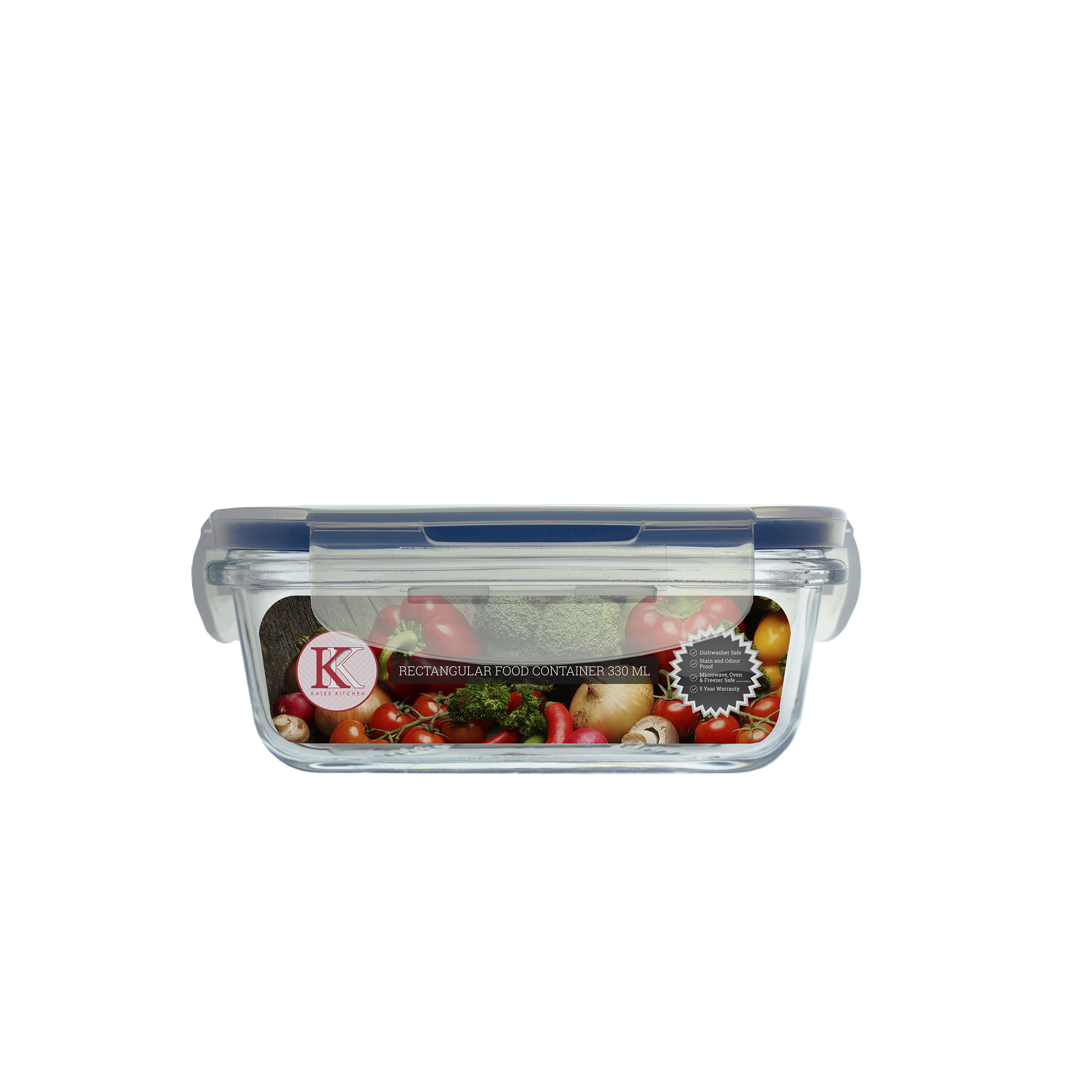 Kates Food Container Rectangular 300ml