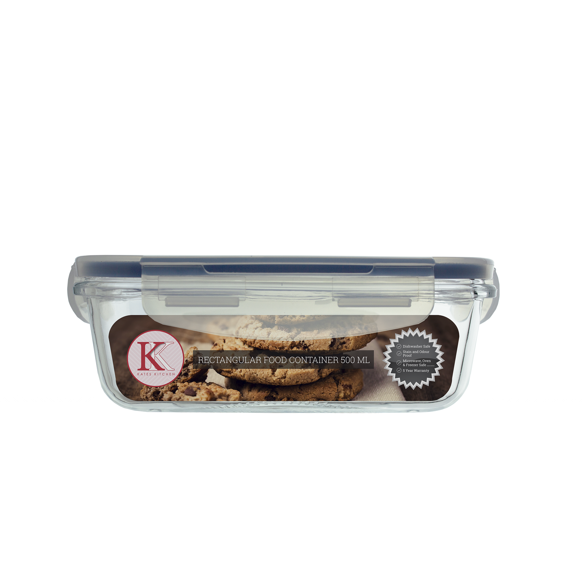 Kates Food Container Rectangular 650ml