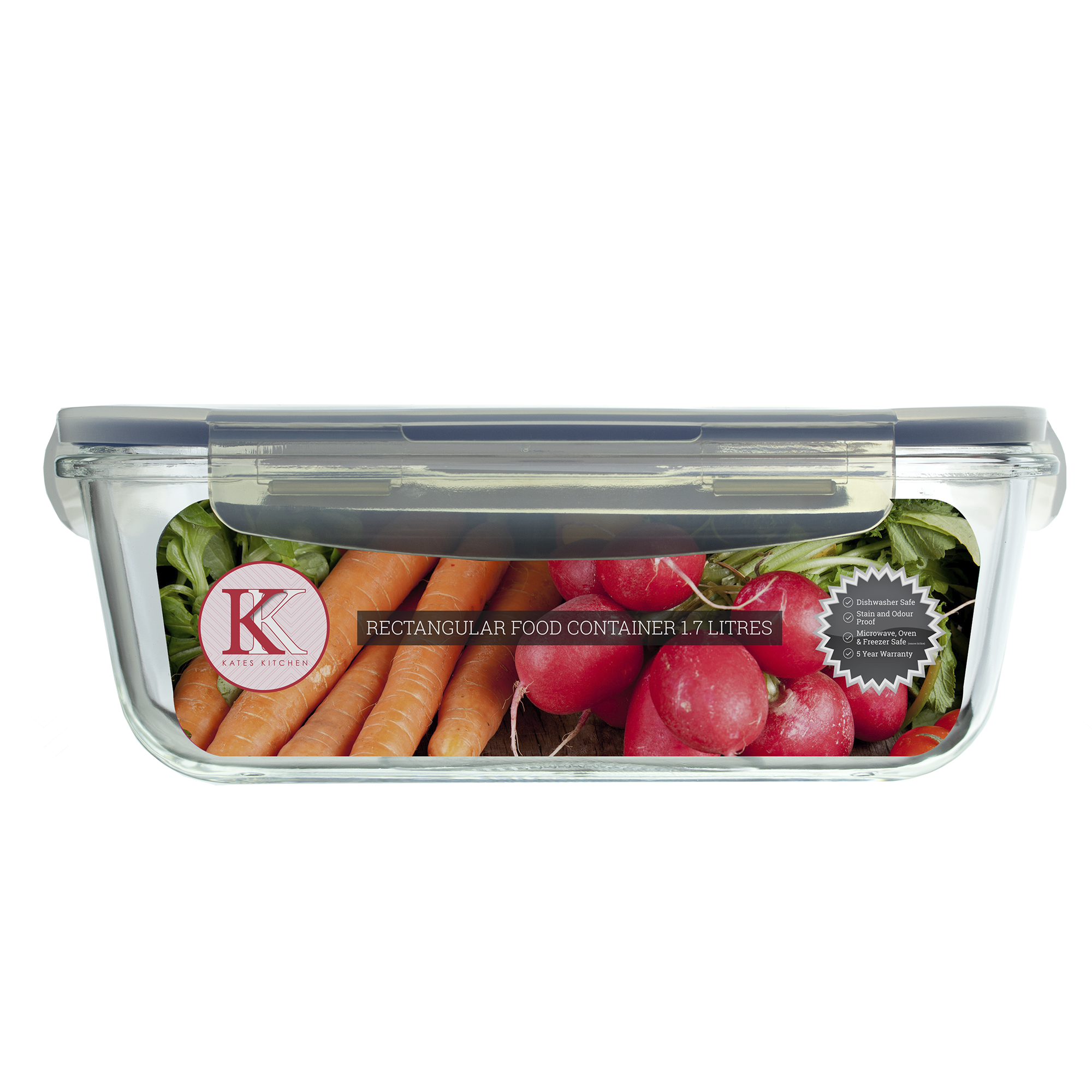 Kates Food Container Rectangular 1.5L