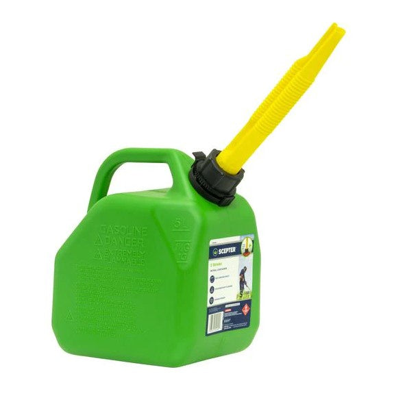 Scepter 5 Litre Fuel Container 2 Stroke Green