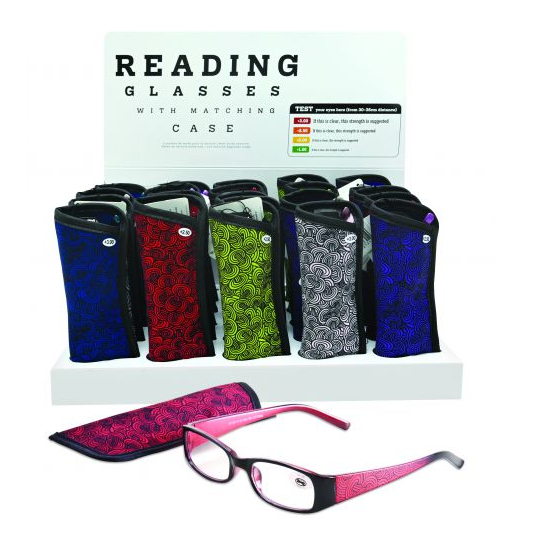 Reading Glasses Ladies W/Case - Single