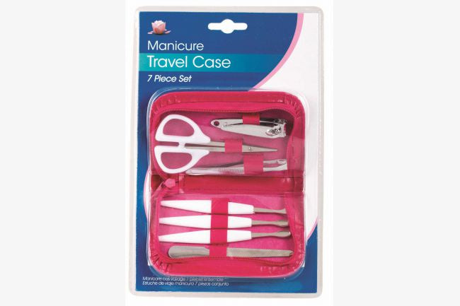 Manicure Set in Zip Pouch 7 Piece Set